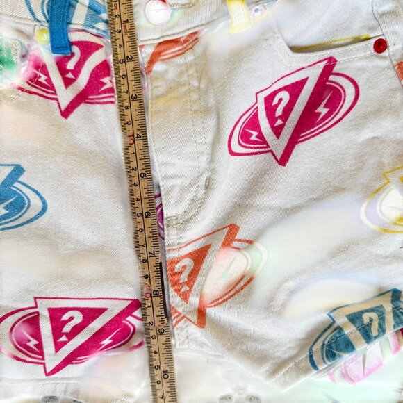 GUESS x J Balvin Colores Collection Womens 25 High-Waisted Mom Shorts Rainbow - Picture 9 of 13